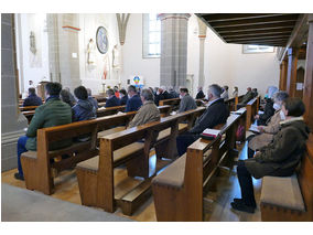 Festgottesdienst für die Kommunionjubilare an Ostermontag (Foto: Karl-Franz Thiede)